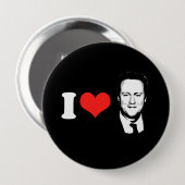 David Cameron Ronde Button 4,0 Cm (Voorkant /achterkant)