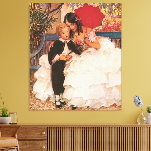 David Copperfield en zijn moeder print (Insitu (Woonkamer))