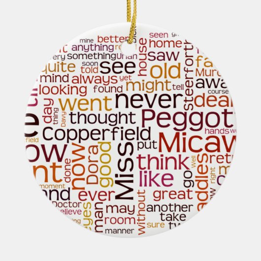 David Copperfield Keramisch Ornament (Voorkant)