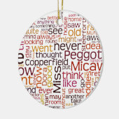 David Copperfield Keramisch Ornament (Links)