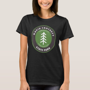 David Crockett State Park Tennessee Tn Forest Badg T-shirt