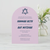 David Custom B'nai Bat Bar Mitswa Boog Kaart (Staand voorkant)