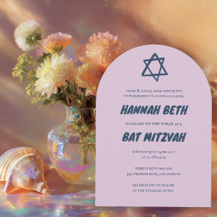 David Custom B'nai Bat Bar Mitswa Boog Kaart