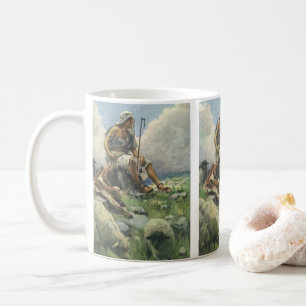 David de Herder door Copping, Oude Religie Koffiemok