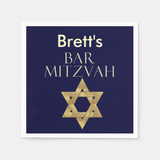 David Designer Bar Mitswa Napkins beroemd gemaakt Servetten