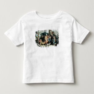 David die het hoofd van Goliath aanbiedt aan konin Kinder Shirts