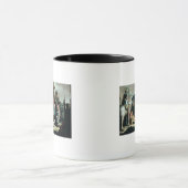 David die het hoofd van Goliath aanbiedt aan konin Mok (Midden)