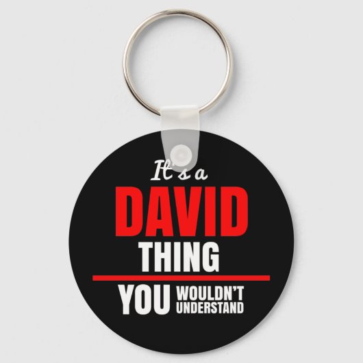 David Ding dat je niet zou begrijpen Sleutelhanger (Voorkant)
