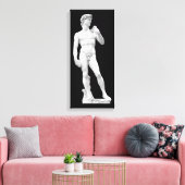 David door Michelangelo Ingewikkeld Canvas (Insitu (Woonkamer))
