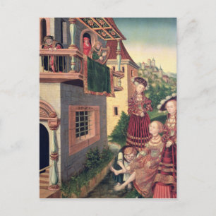 David en Bathsheba, 1528 Briefkaart