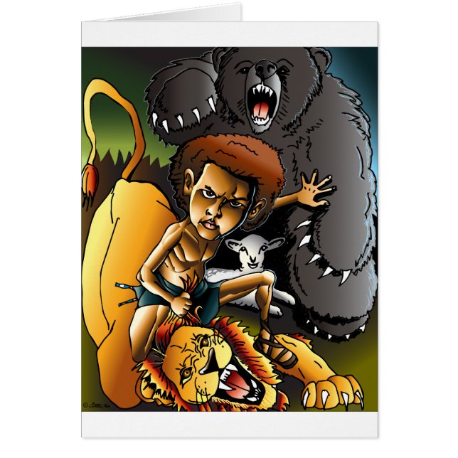 David en de Lion (Voorkant)