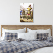 David en Goliath Canvas Afdruk (Insitu (Slaapkamer))