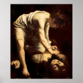David en Goliath - Caravaggio c.1610 Poster (Voorkant)