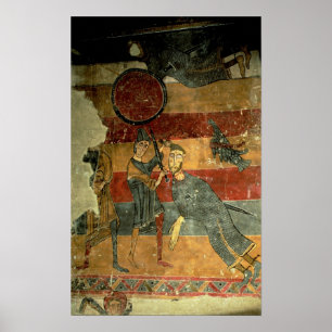 David en Goliath, Catalaanse school Poster