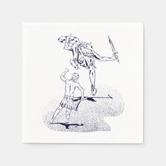 David en Goliath Servet (Voorkant)