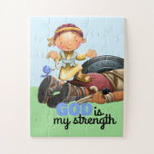David et Goliath enfants Puzzle (Vertical)