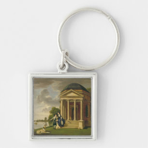 David Garrick (1717-79) en zijn vrouw van zijn Tem Sleutelhanger