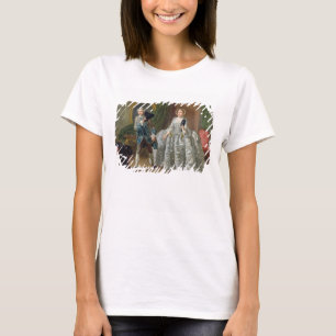 David Garrick en Mrs Pritchard in 'The Suspicious' T-shirt