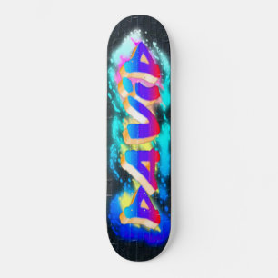 DAVID Gepersonaliseerd Graffiti Skateboard