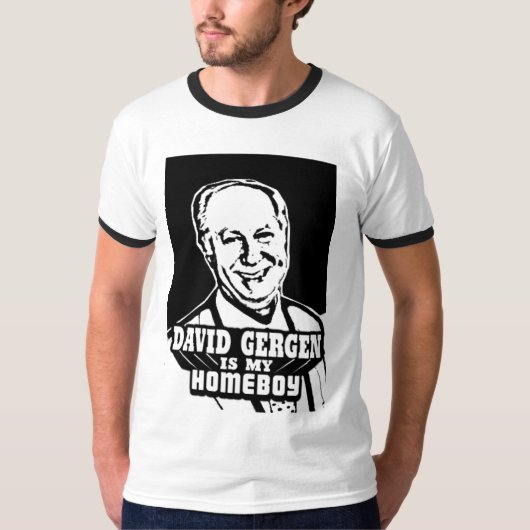 David Gergen is mijn Homeboy Alt. Heren T-shirt (Voorkant)