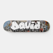 David Graffiti aangepast skateboard (Horizontaal)