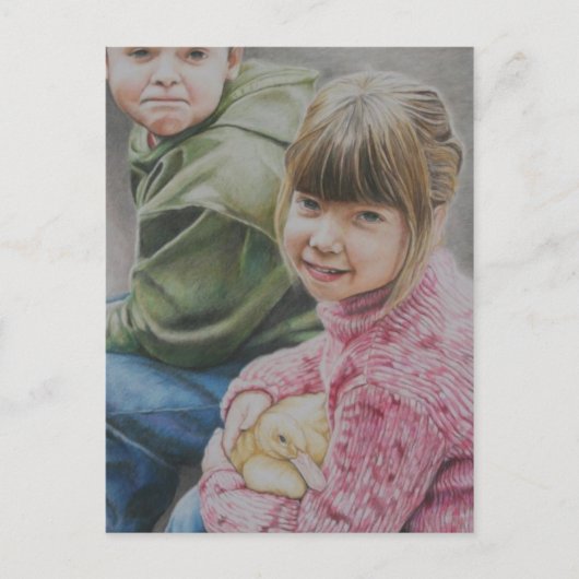 David & Haley Original Art Briefkaart (Voorkant)