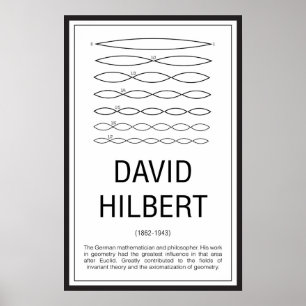 David Hilbert Poster