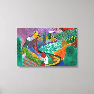 David Hockney - David Hockney Canvas Afdruk