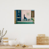 David hockney kunst poster (Keuken)