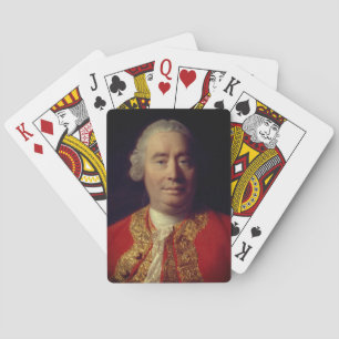 David Hume (1766 Allan Ramsay-portret) Pokerkaarten