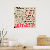 David Hume Quote Poster (Keuken)
