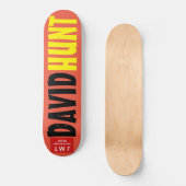 DAVID HUNT Skateboard (Recto)