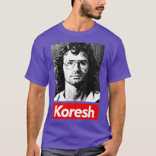 David Koresh 90s Stijl Esthetisch Tribute Design T-shirt