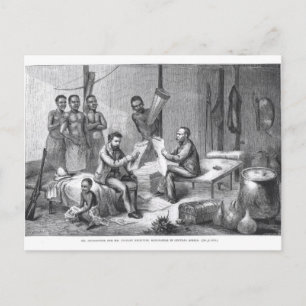 David Livingstone (1813-1873) en Henry Mort Briefkaart