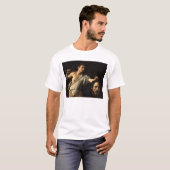 David met het hoofd van Goliath, Caravaggio T-shirt (Voorkant volledig)
