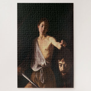 David met het hoofd van Goliath door Caravaggio Legpuzzel