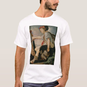 David met het hoofd van Goliath T-shirt