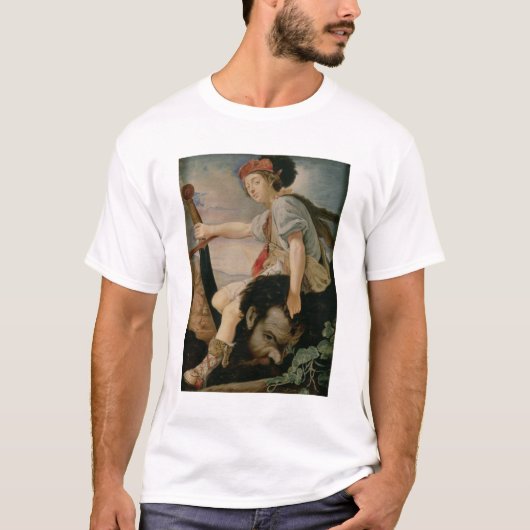 David met het hoofd van Goliath T-shirt (Voorkant)