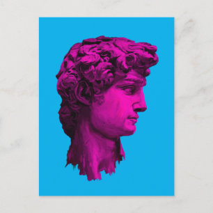 David Michelangelo Fuchsia Briefkaart