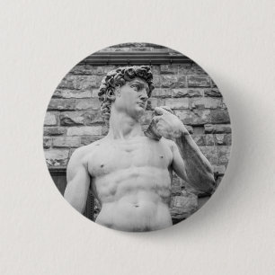 David (Michelangelo) Ronde Button 5,7 Cm