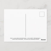 David na Michelangelo ... schets 2004 / 2005 Briefkaart (Achterkant)