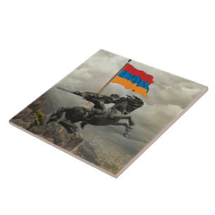 David of Sassoun Tile Tegeltje