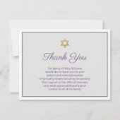 David Paarse en Greenery begrafenis Bedankkaart (Voorkant)