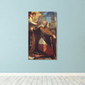 David (panel) canvas afdruk (Insitu (Houten vloer))