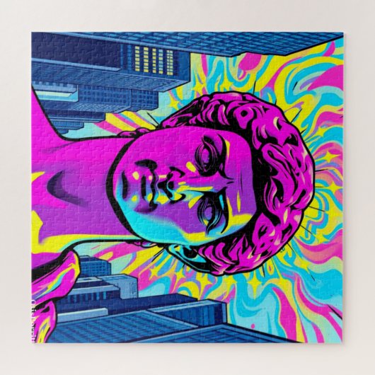 DAVID POP ART-6 LEGPUZZEL (Horizontaal)