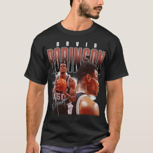 David Robinson Basketball Legend Handtekening T-shirt