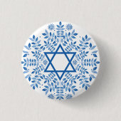 david ronde button 3,2 cm (Voorkant)