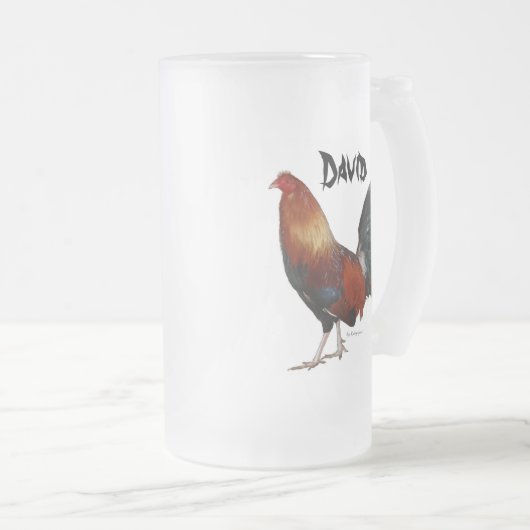 David Rooster Beer Mug (Devant droit)