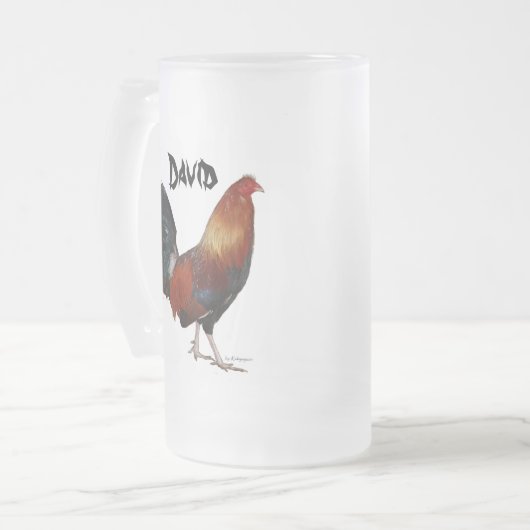 David Rooster Beer Mug (Devant gauche)