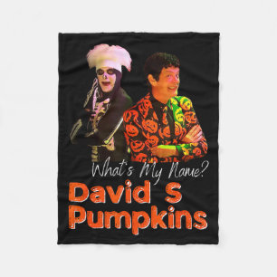 David S Pumpkins Skelet Grappige Sketch Heren Kled Fleece Deken
